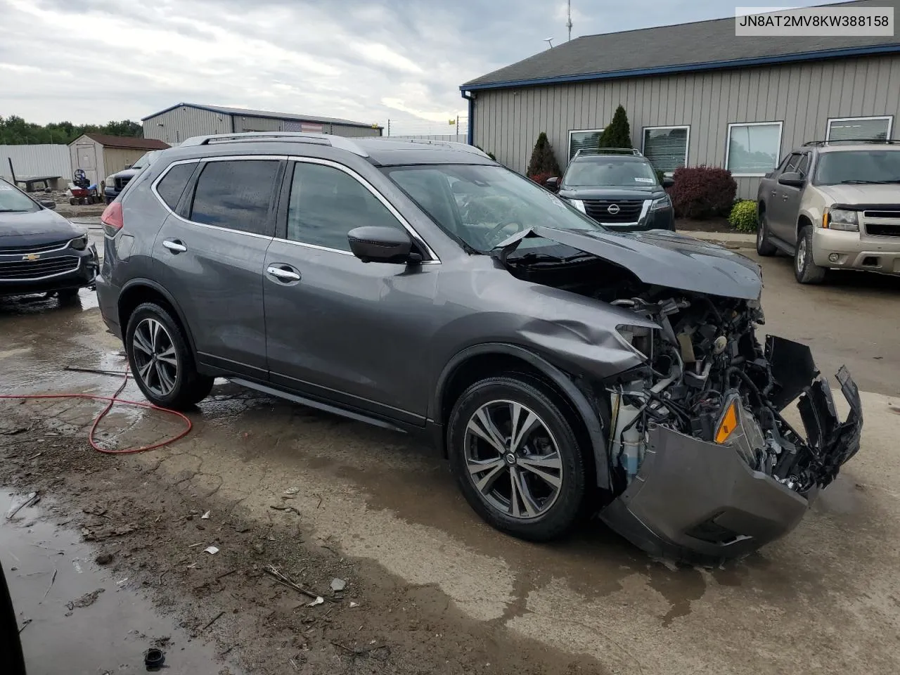 JN8AT2MV8KW388158 2019 Nissan Rogue S