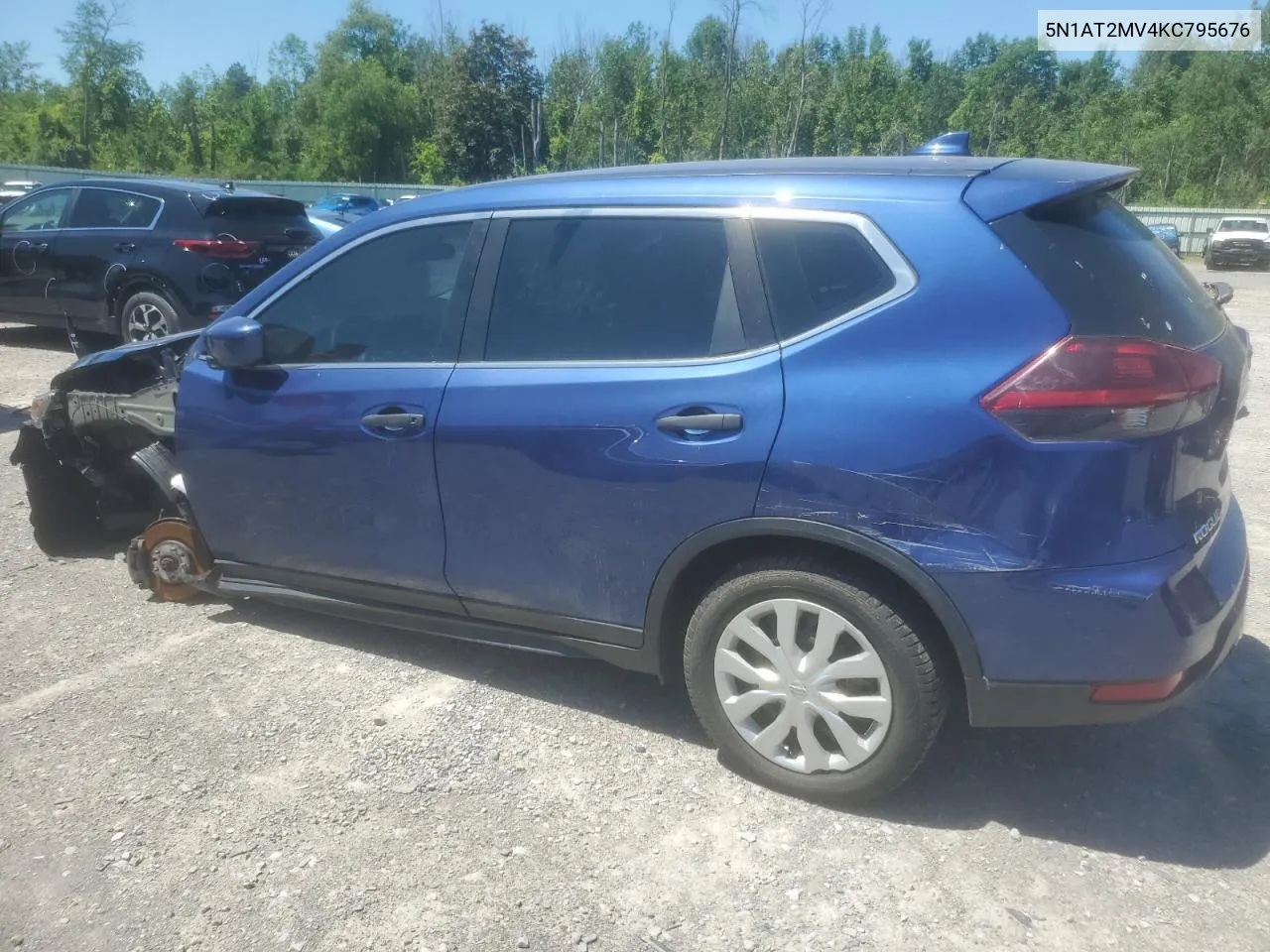 2019 Nissan Rogue S VIN: 5N1AT2MV4KC795676 Lot: 60619704