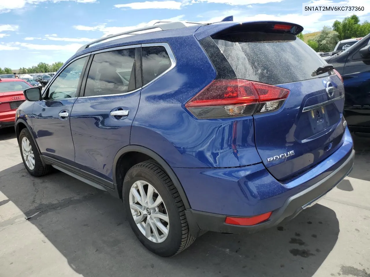 2019 Nissan Rogue S VIN: 5N1AT2MV6KC737360 Lot: 60907534