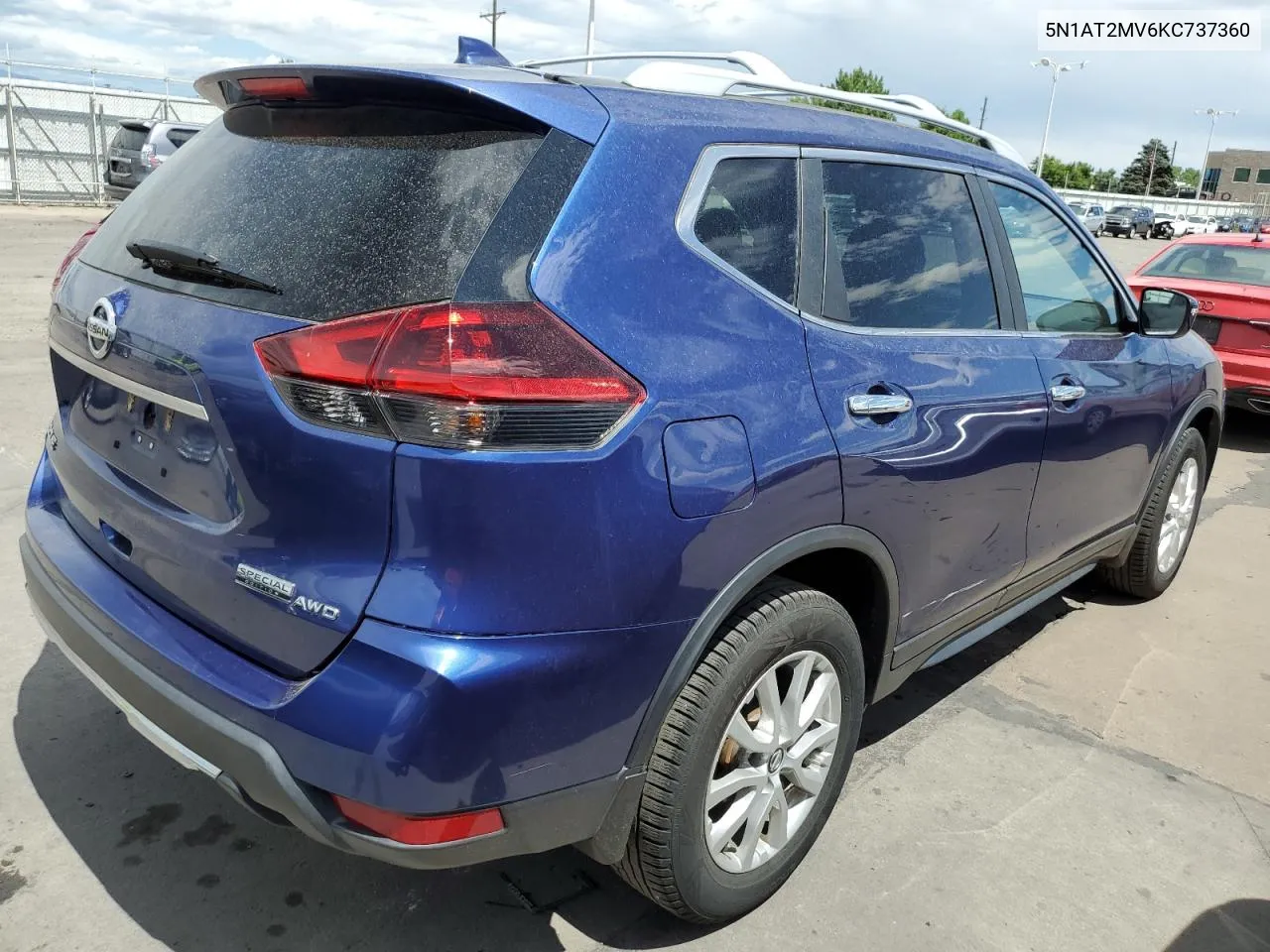 2019 Nissan Rogue S VIN: 5N1AT2MV6KC737360 Lot: 60907534