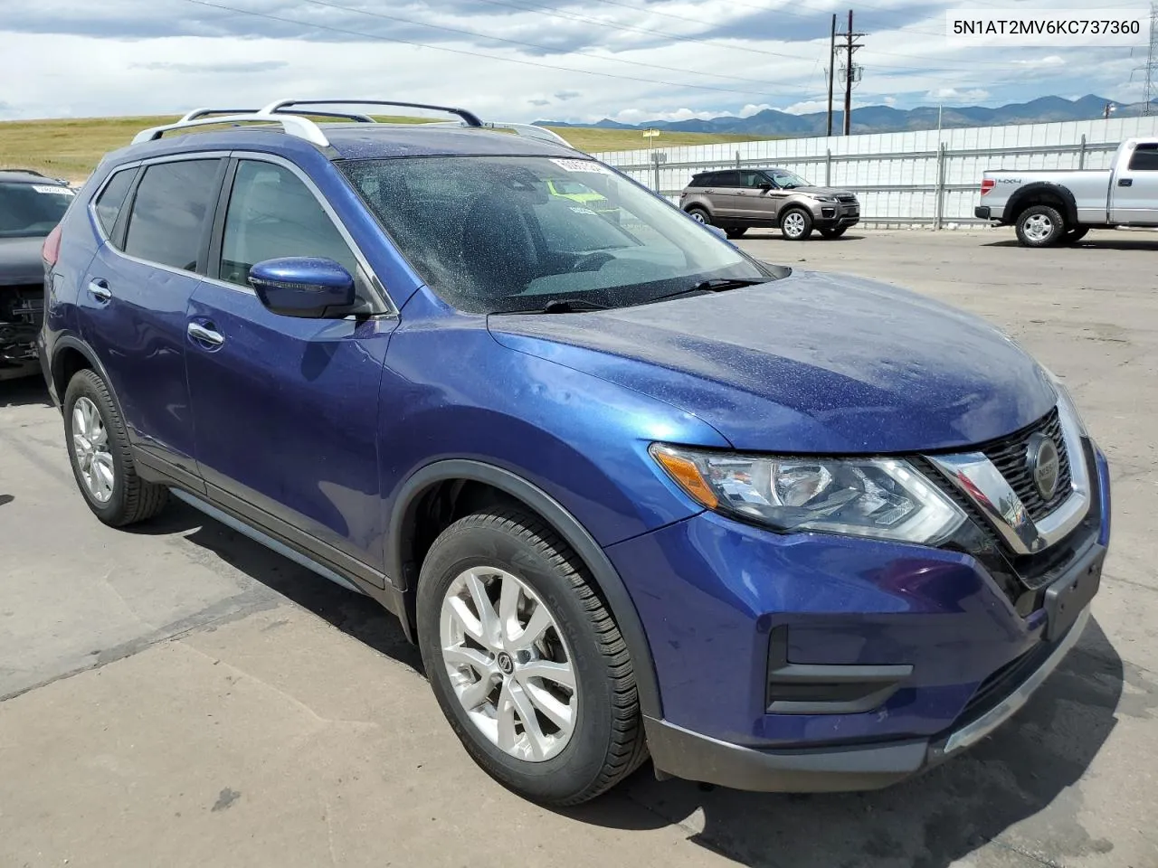 2019 Nissan Rogue S VIN: 5N1AT2MV6KC737360 Lot: 60907534