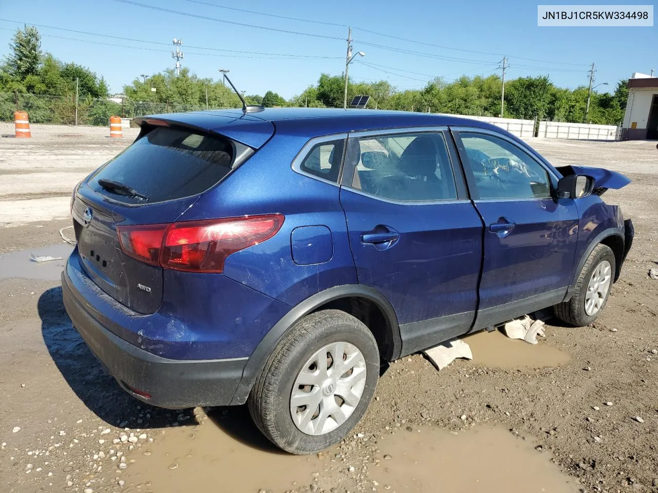 2019 Nissan Rogue Sport S VIN: JN1BJ1CR5KW334498 Lot: 60927114