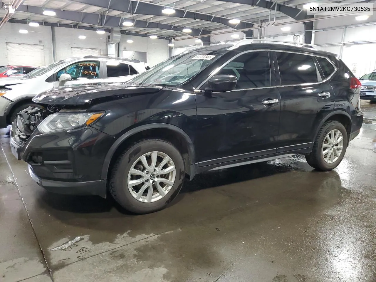 2019 Nissan Rogue S VIN: 5N1AT2MV2KC730535 Lot: 61273344