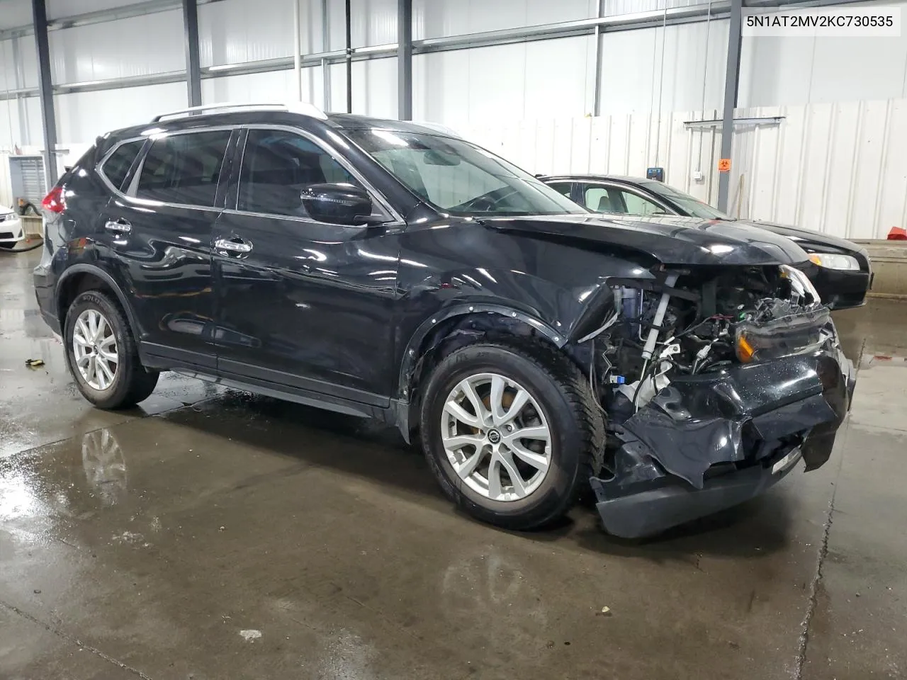 2019 Nissan Rogue S VIN: 5N1AT2MV2KC730535 Lot: 61273344