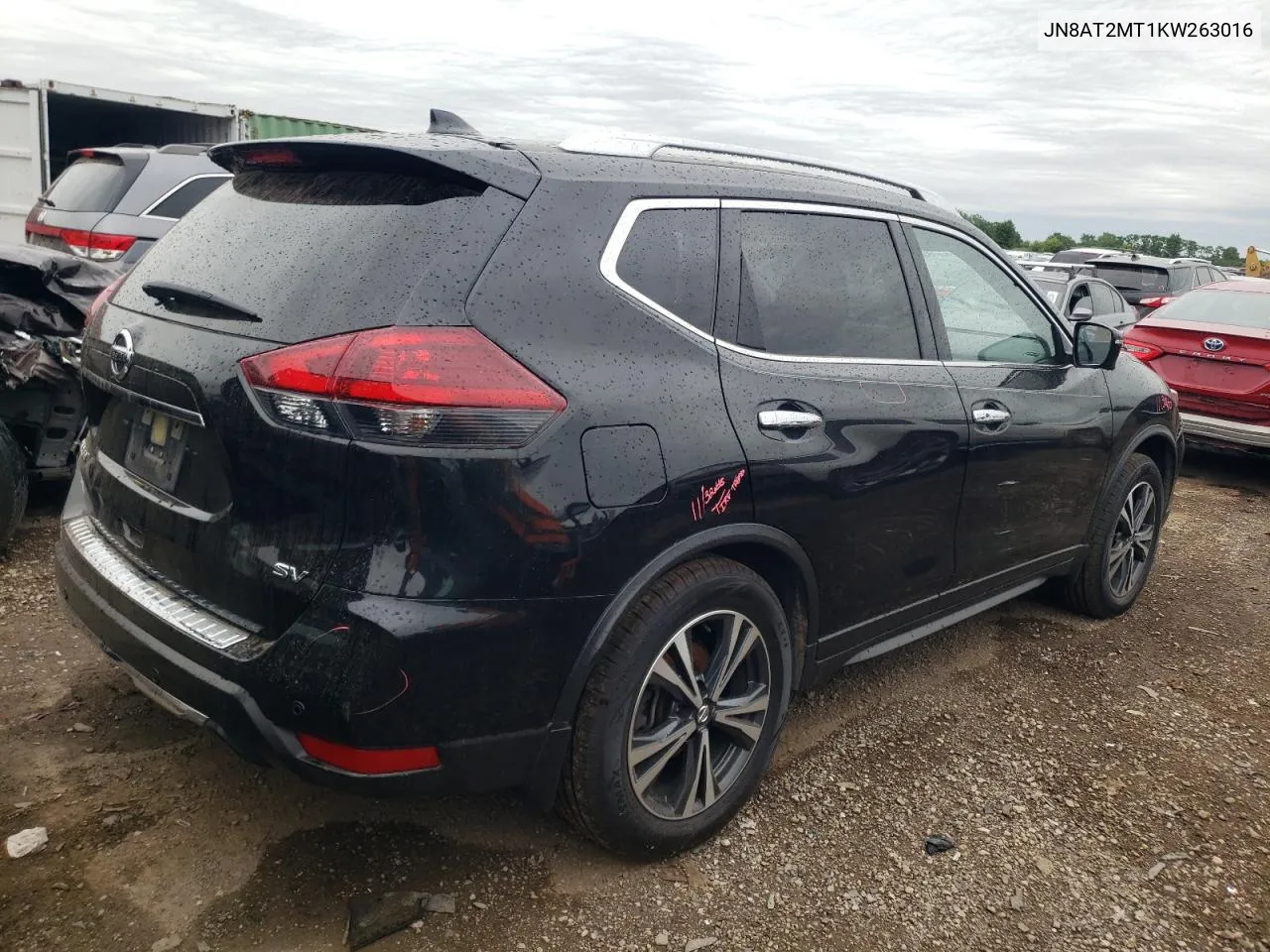 2019 Nissan Rogue S VIN: JN8AT2MT1KW263016 Lot: 61295084