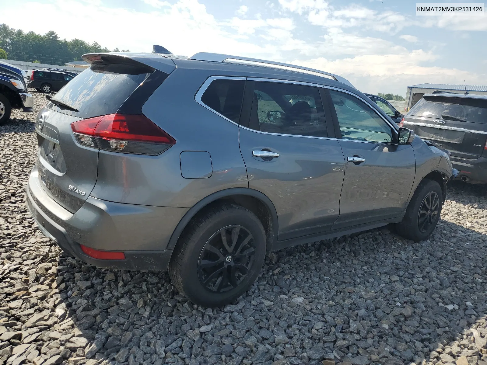 2019 Nissan Rogue S VIN: KNMAT2MV3KP531426 Lot: 61309714