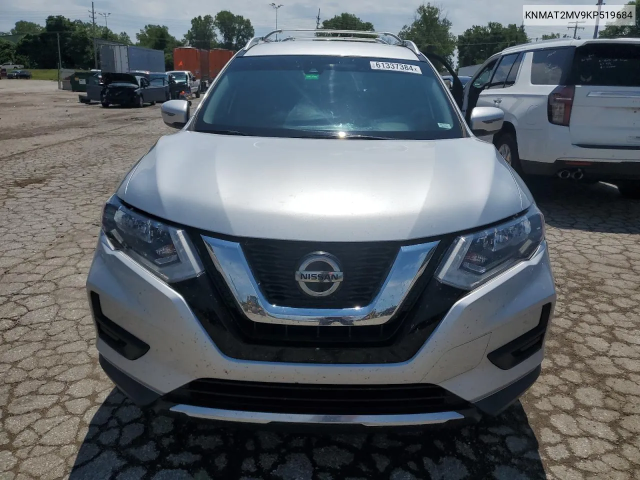 2019 Nissan Rogue S VIN: KNMAT2MV9KP519684 Lot: 61337384