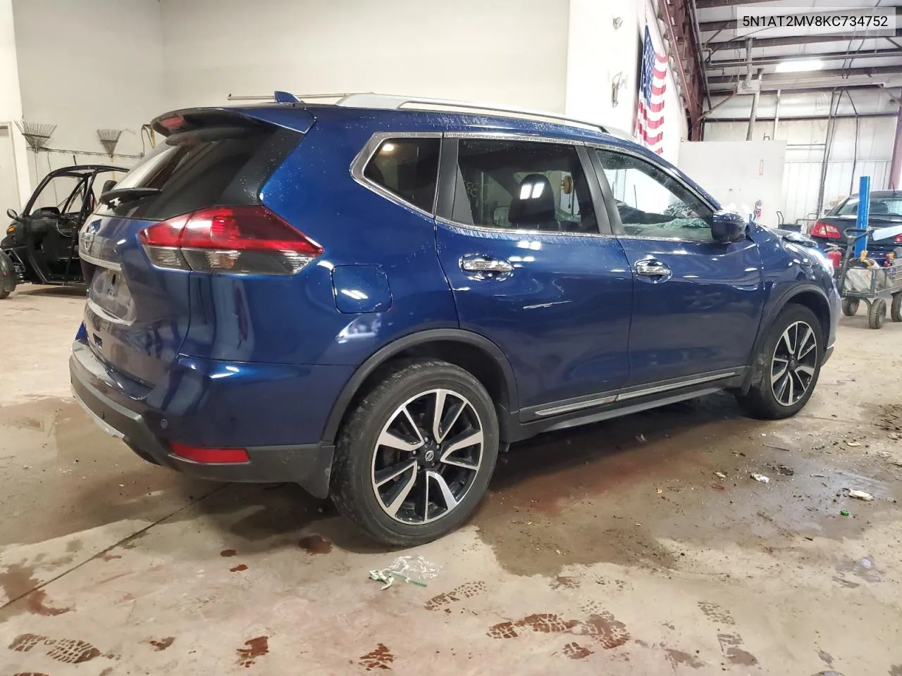 2019 Nissan Rogue S VIN: 5N1AT2MV8KC734752 Lot: 61510124