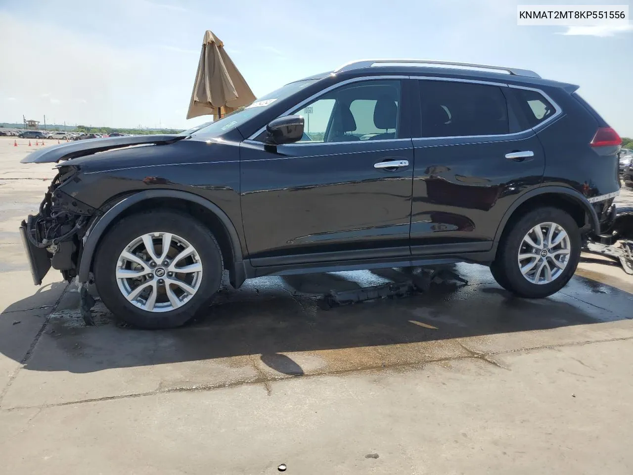 2019 Nissan Rogue S VIN: KNMAT2MT8KP551556 Lot: 61764354