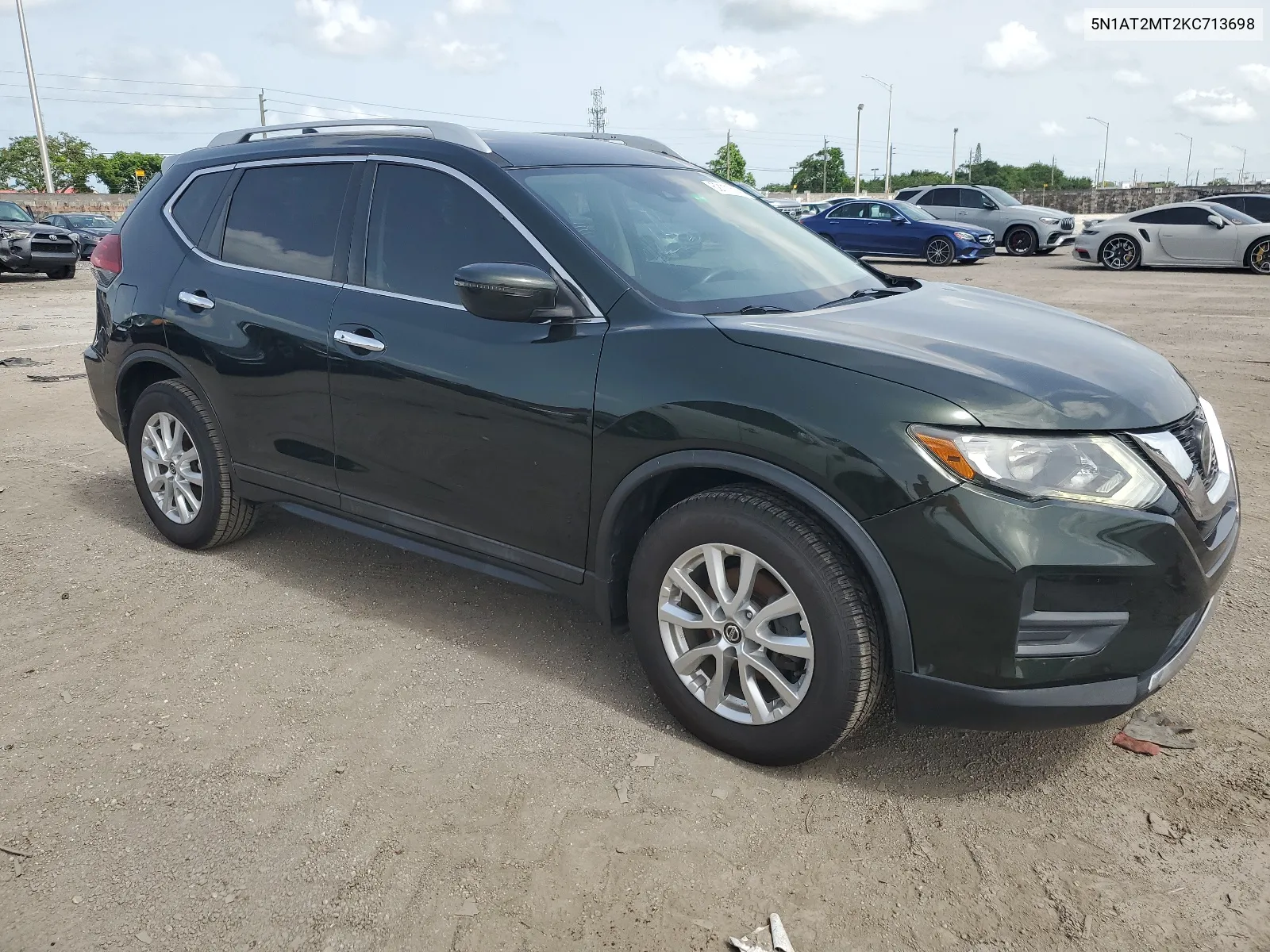 2019 Nissan Rogue S VIN: 5N1AT2MT2KC713698 Lot: 62111564