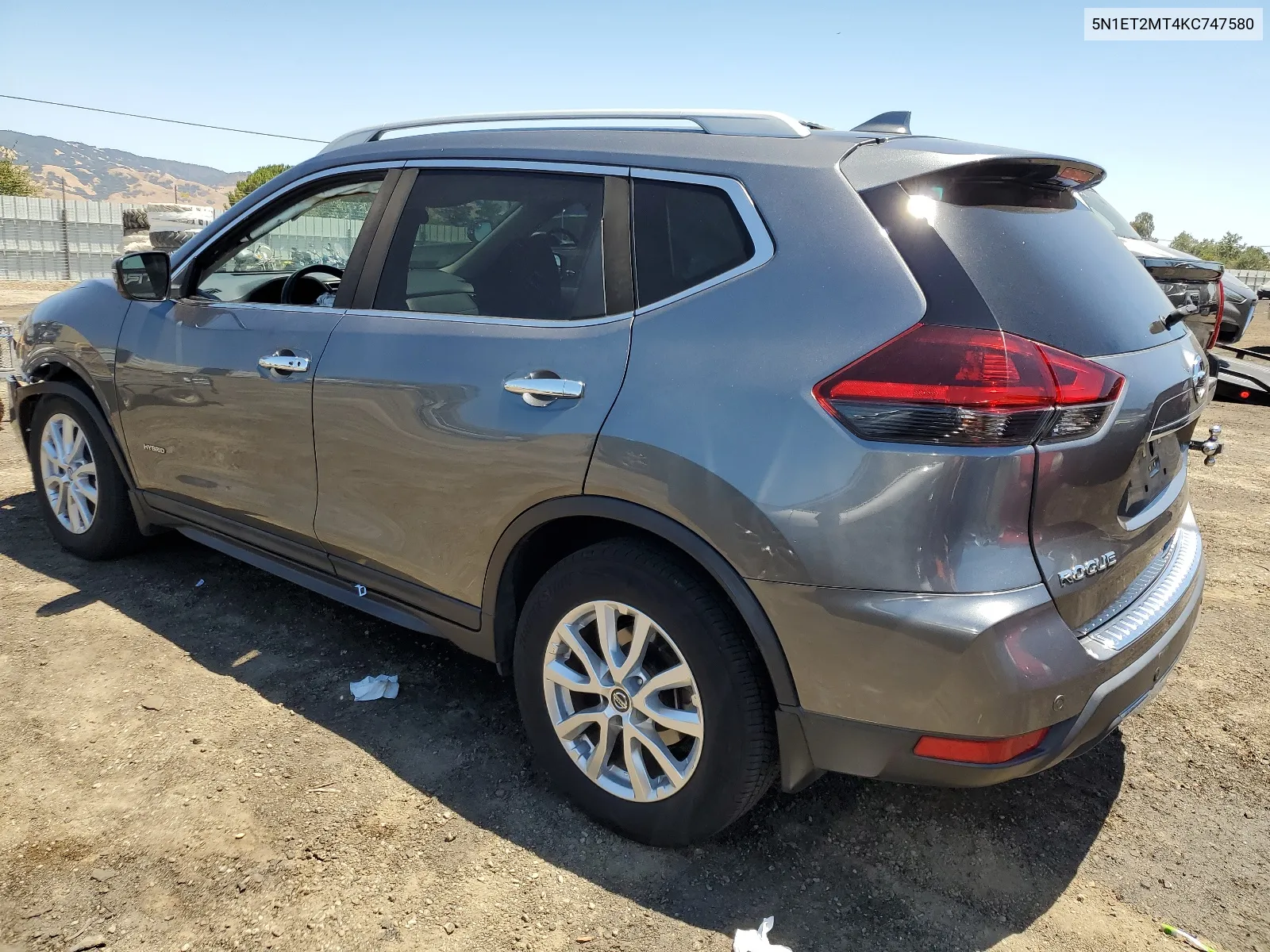 2019 Nissan Rogue Sv Hybrid VIN: 5N1ET2MT4KC747580 Lot: 62508174