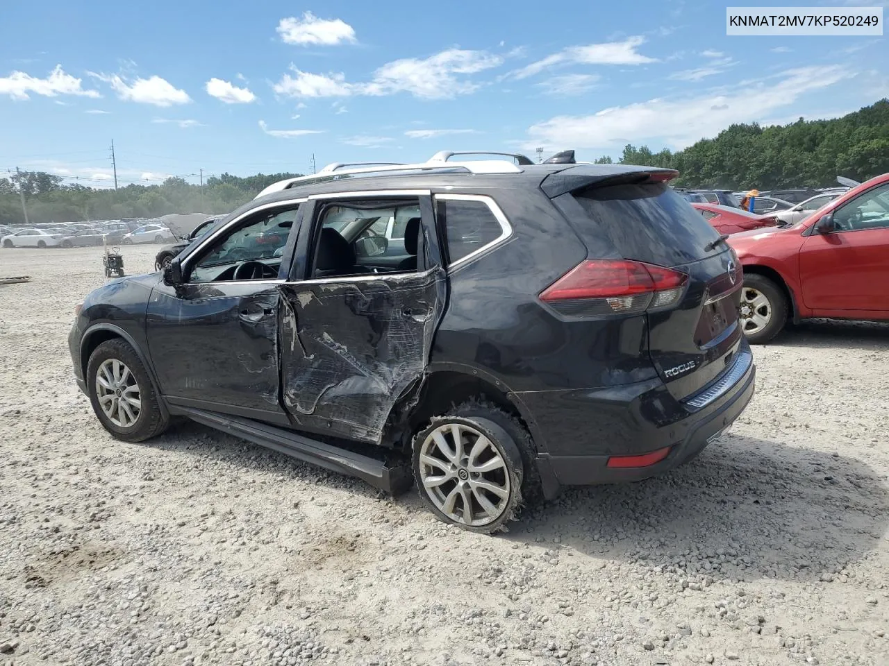 2019 Nissan Rogue S VIN: KNMAT2MV7KP520249 Lot: 62513864