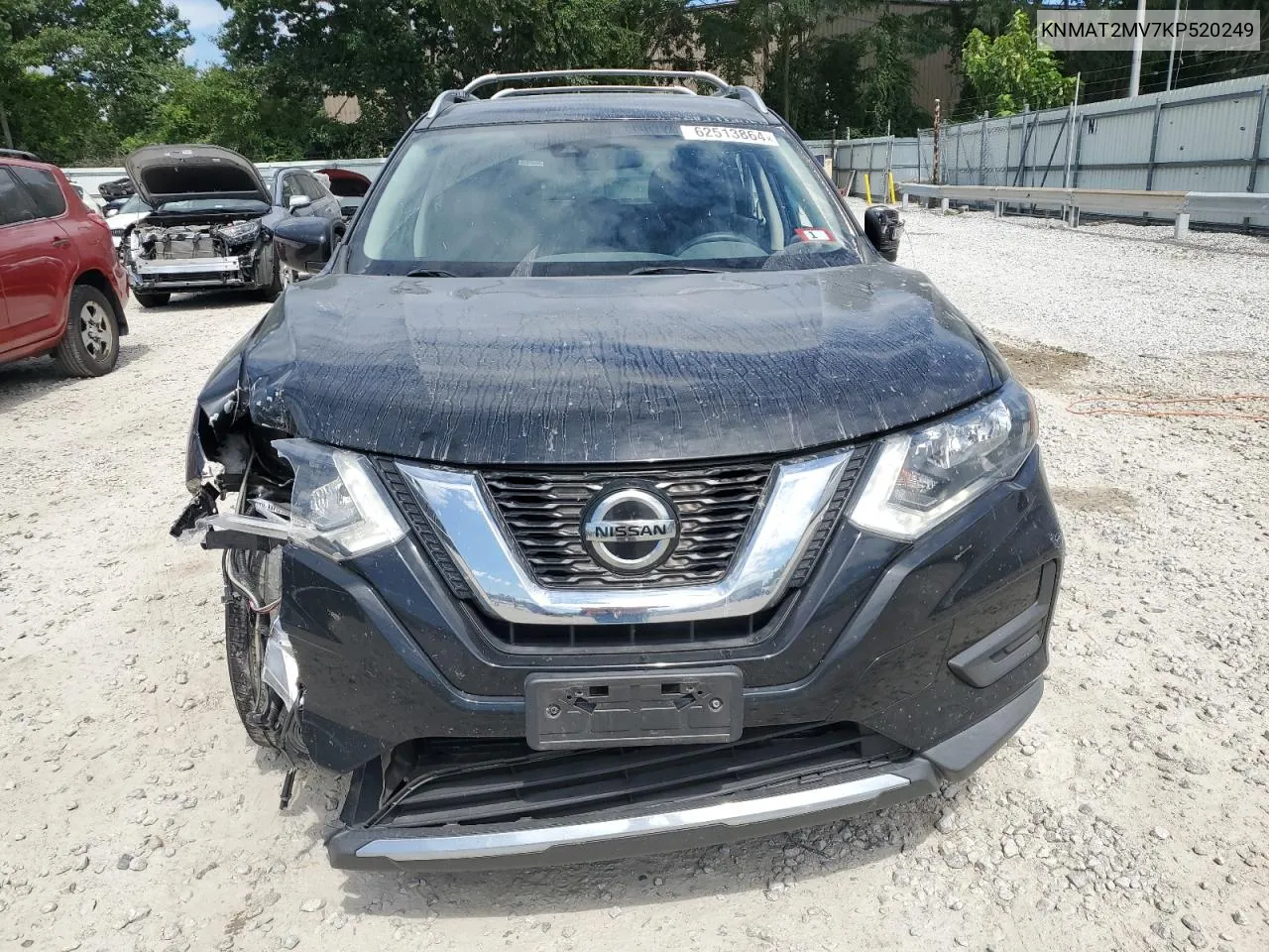 2019 Nissan Rogue S VIN: KNMAT2MV7KP520249 Lot: 62513864