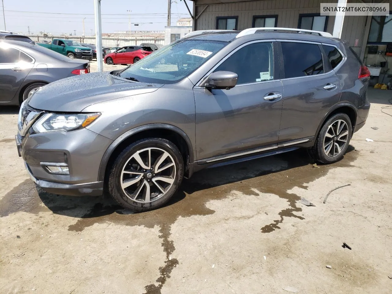 2019 Nissan Rogue S VIN: 5N1AT2MT6KC780966 Lot: 62538594