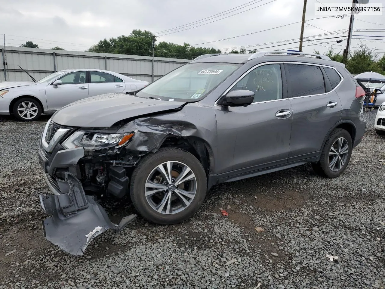 2019 Nissan Rogue S VIN: JN8AT2MV5KW397156 Lot: 62728644