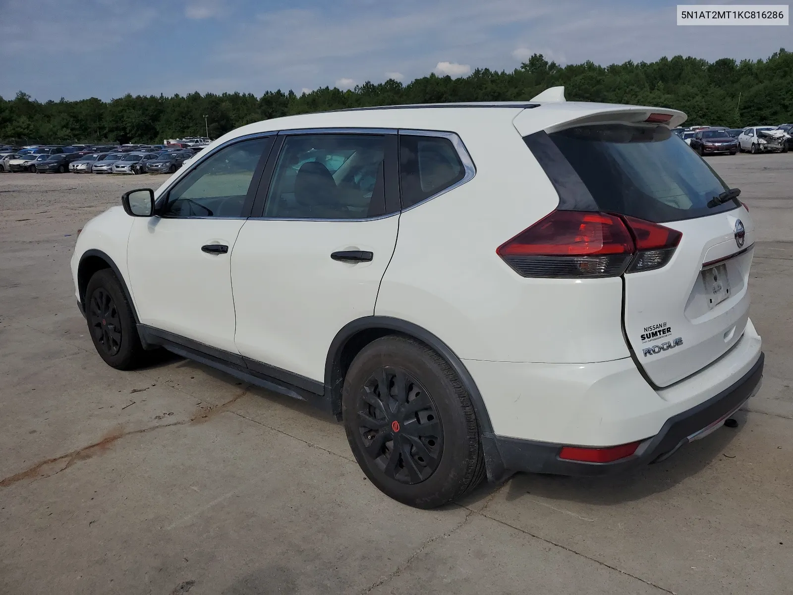 2019 Nissan Rogue S VIN: 5N1AT2MT1KC816286 Lot: 62859074