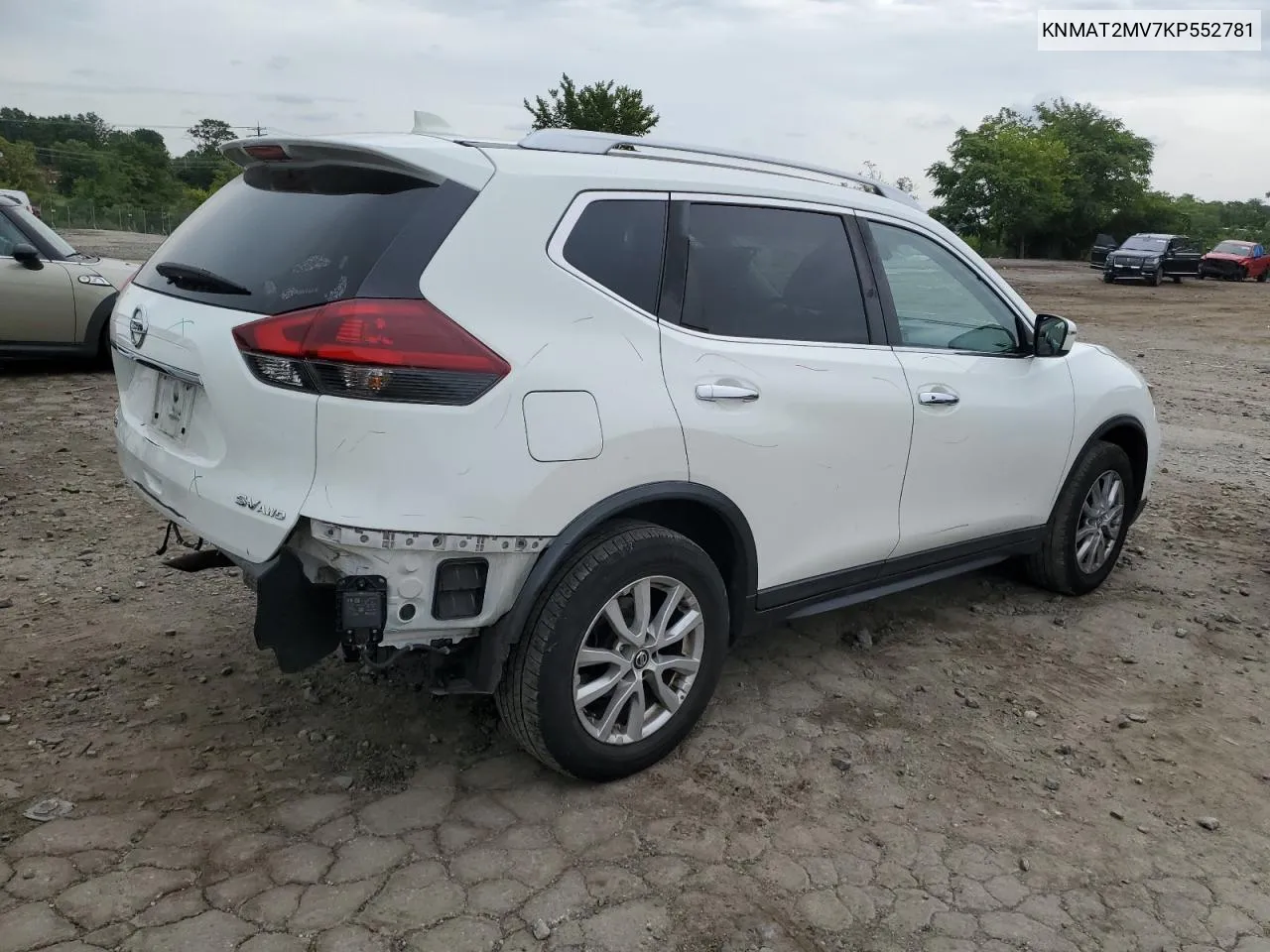 KNMAT2MV7KP552781 2019 Nissan Rogue S