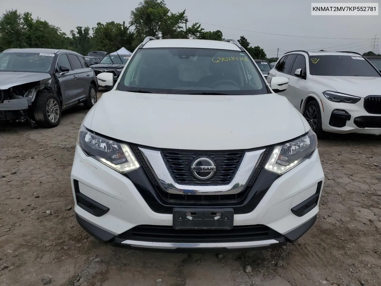 2019 Nissan Rogue S VIN: KNMAT2MV7KP552781 Lot: 63021474