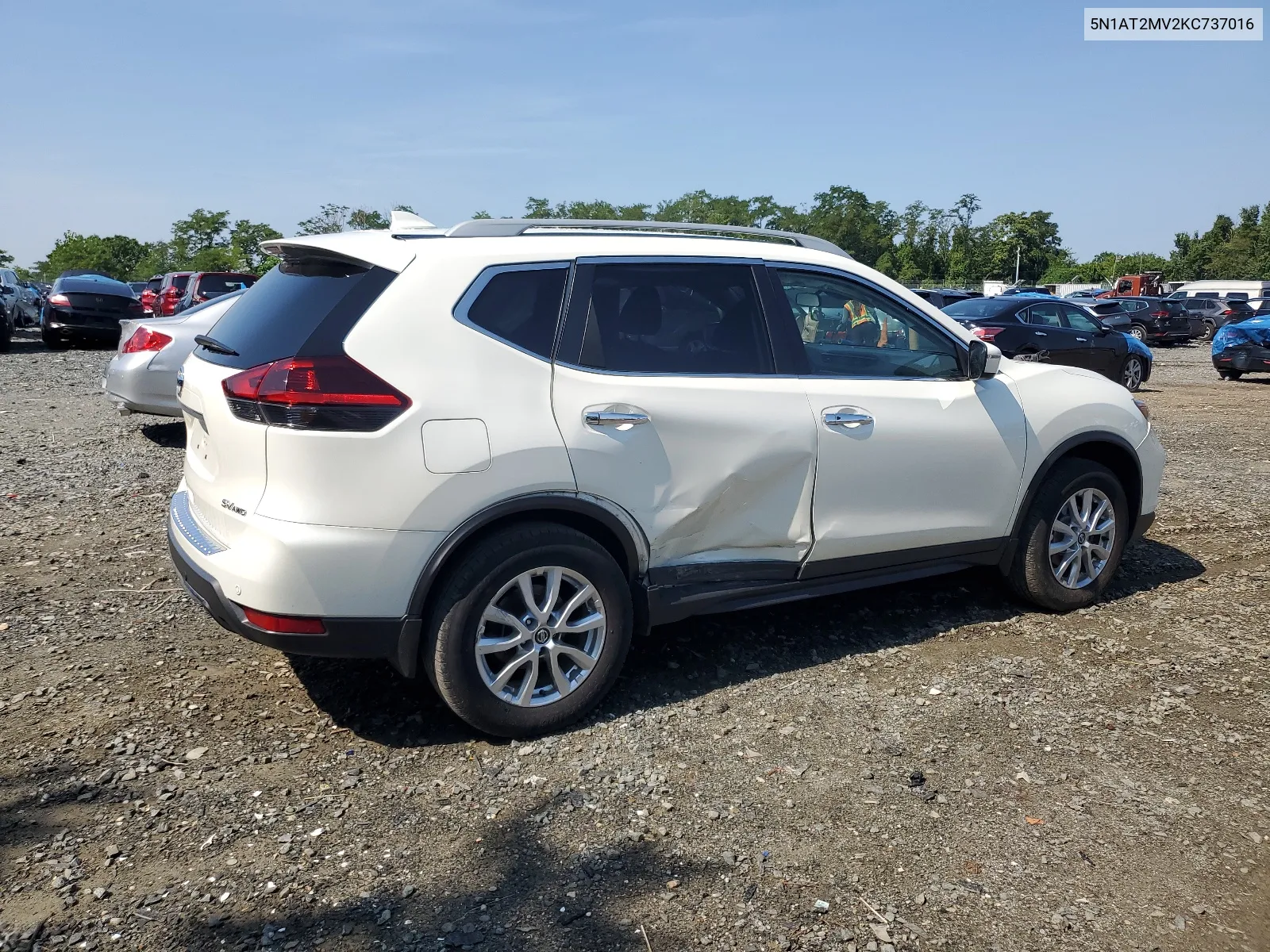 2019 Nissan Rogue S VIN: 5N1AT2MV2KC737016 Lot: 63332774