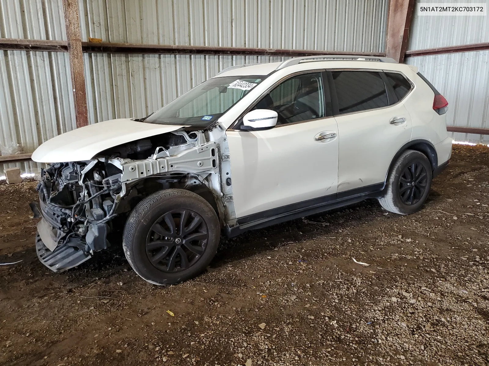 5N1AT2MT2KC703172 2019 Nissan Rogue S