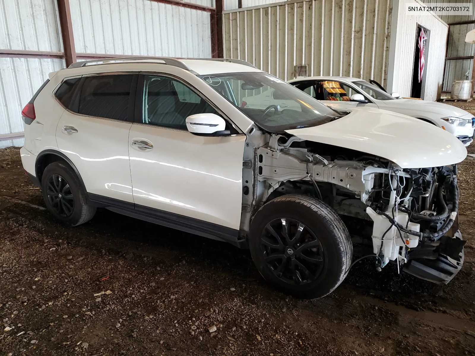 2019 Nissan Rogue S VIN: 5N1AT2MT2KC703172 Lot: 63442334