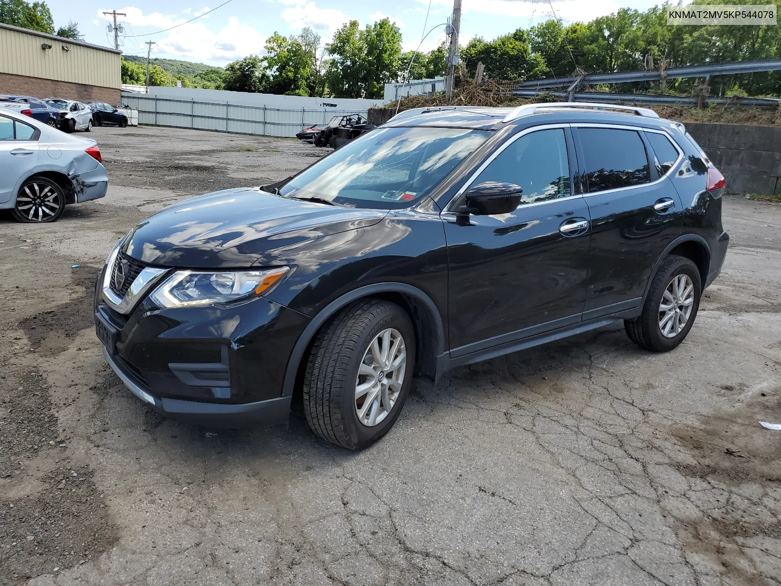 2019 Nissan Rogue S VIN: KNMAT2MV5KP544078 Lot: 63457534