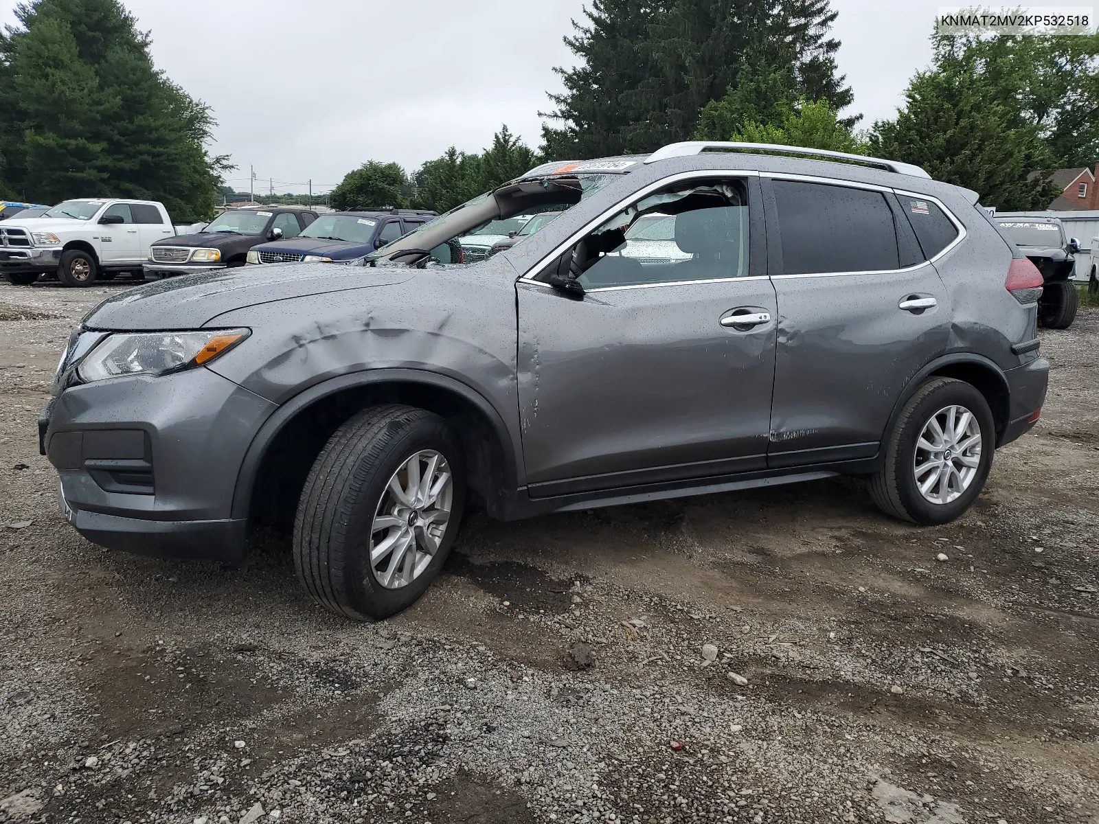 2019 Nissan Rogue S VIN: KNMAT2MV2KP532518 Lot: 63619784