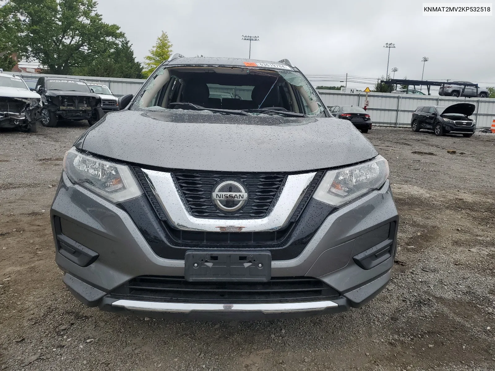 2019 Nissan Rogue S VIN: KNMAT2MV2KP532518 Lot: 63619784