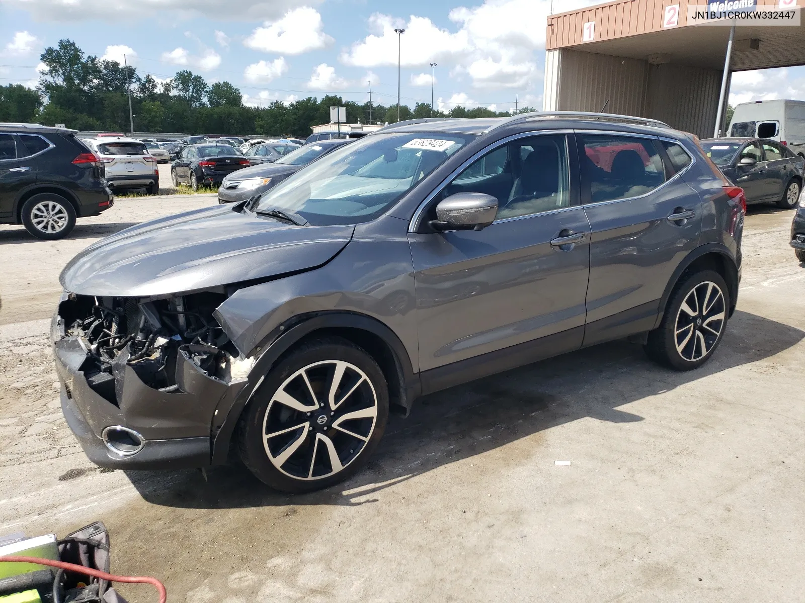 2019 Nissan Rogue Sport S VIN: JN1BJ1CR0KW332447 Lot: 63629424