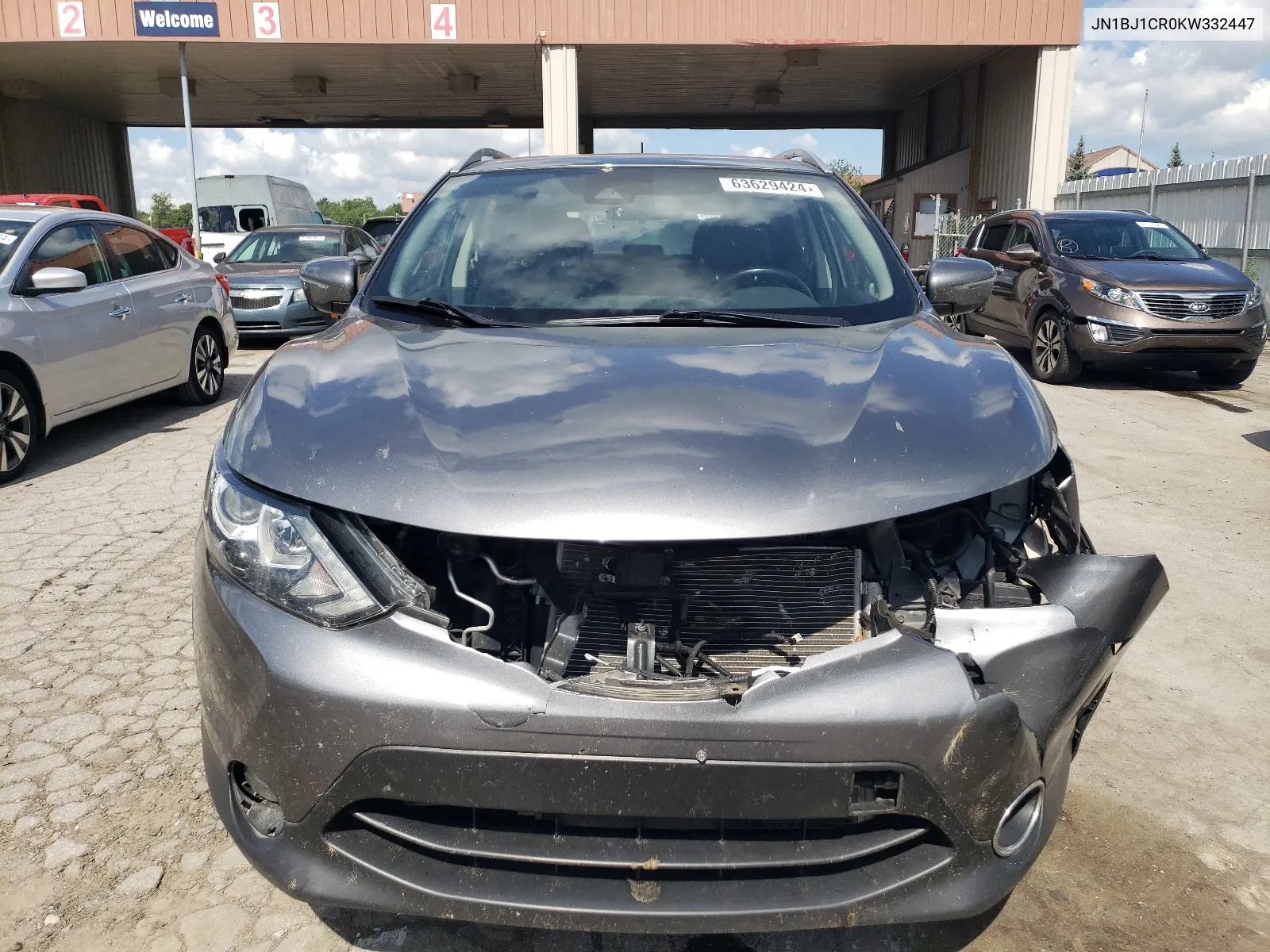 2019 Nissan Rogue Sport S VIN: JN1BJ1CR0KW332447 Lot: 63629424