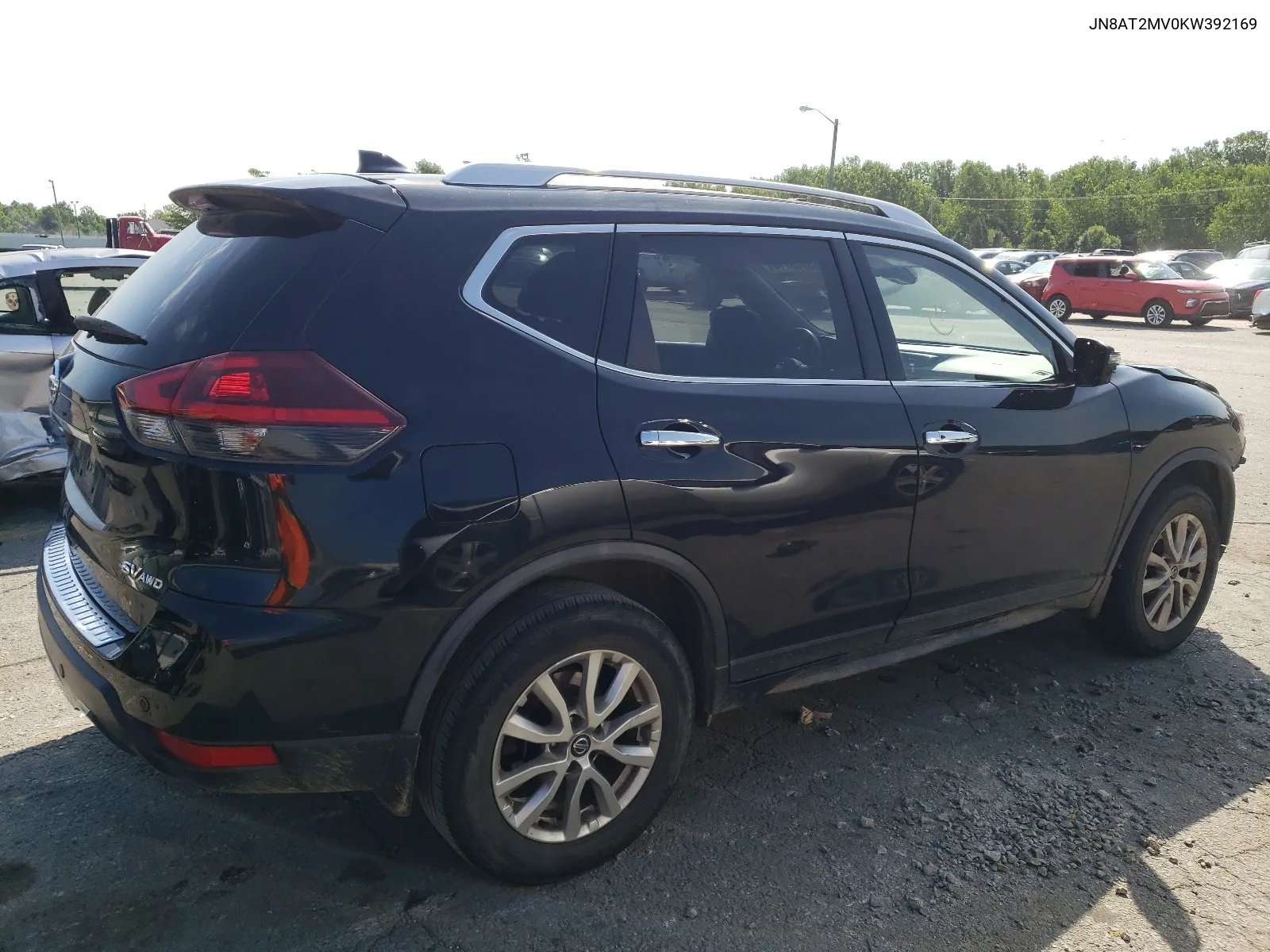 2019 Nissan Rogue S VIN: JN8AT2MV0KW392169 Lot: 63948714