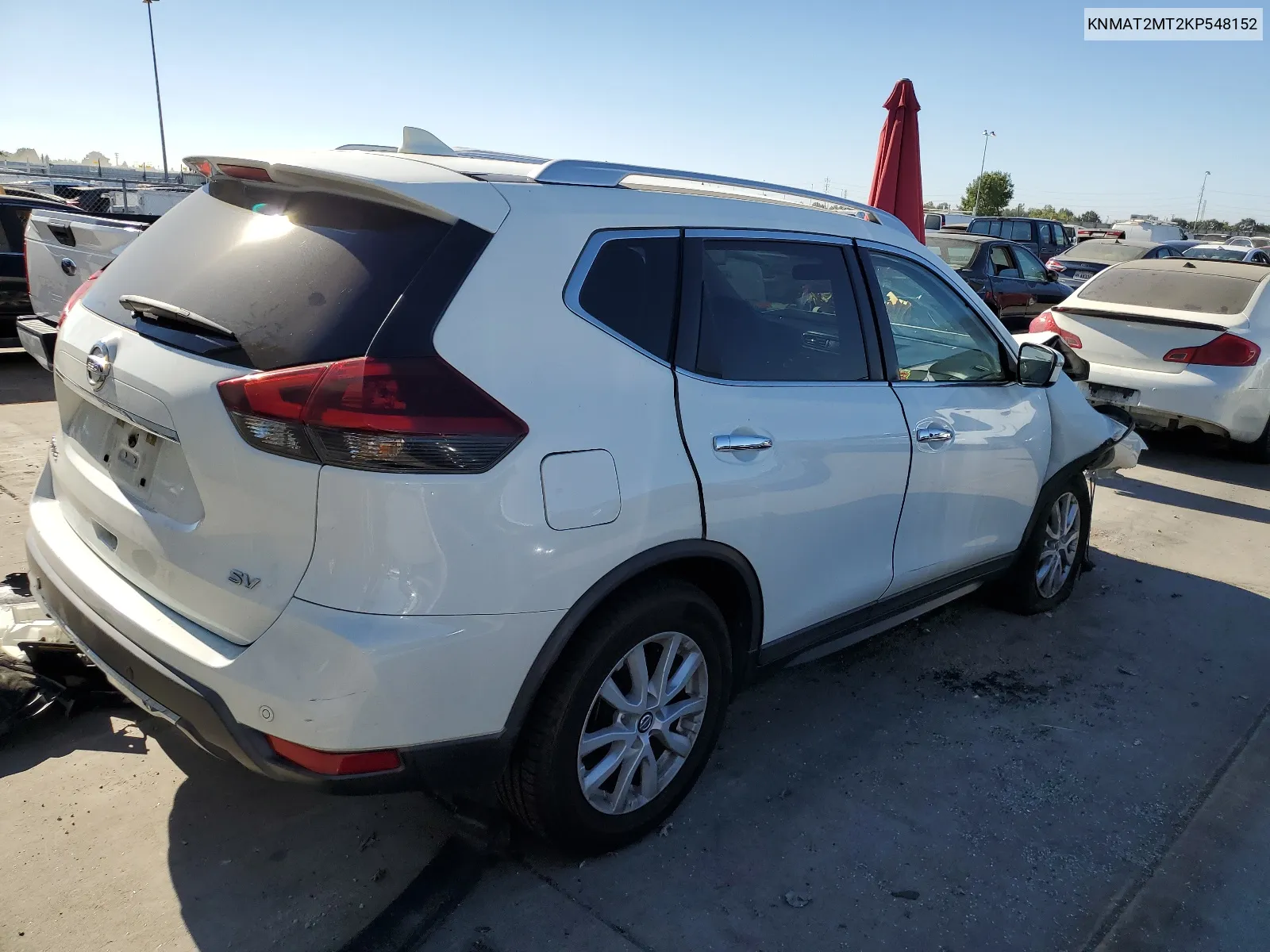 2019 Nissan Rogue S VIN: KNMAT2MT2KP548152 Lot: 64193444