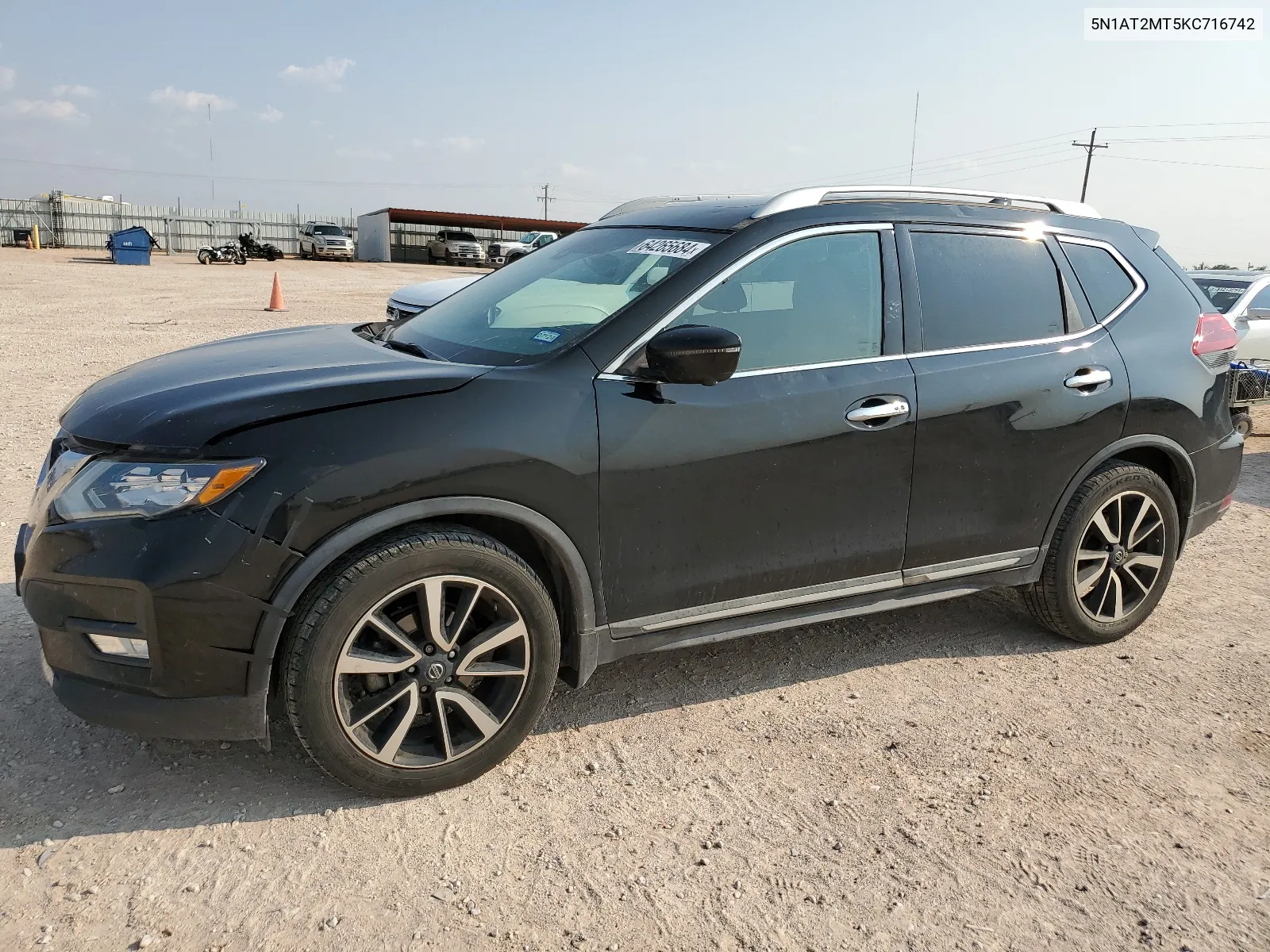 2019 Nissan Rogue S VIN: 5N1AT2MT5KC716742 Lot: 64265684