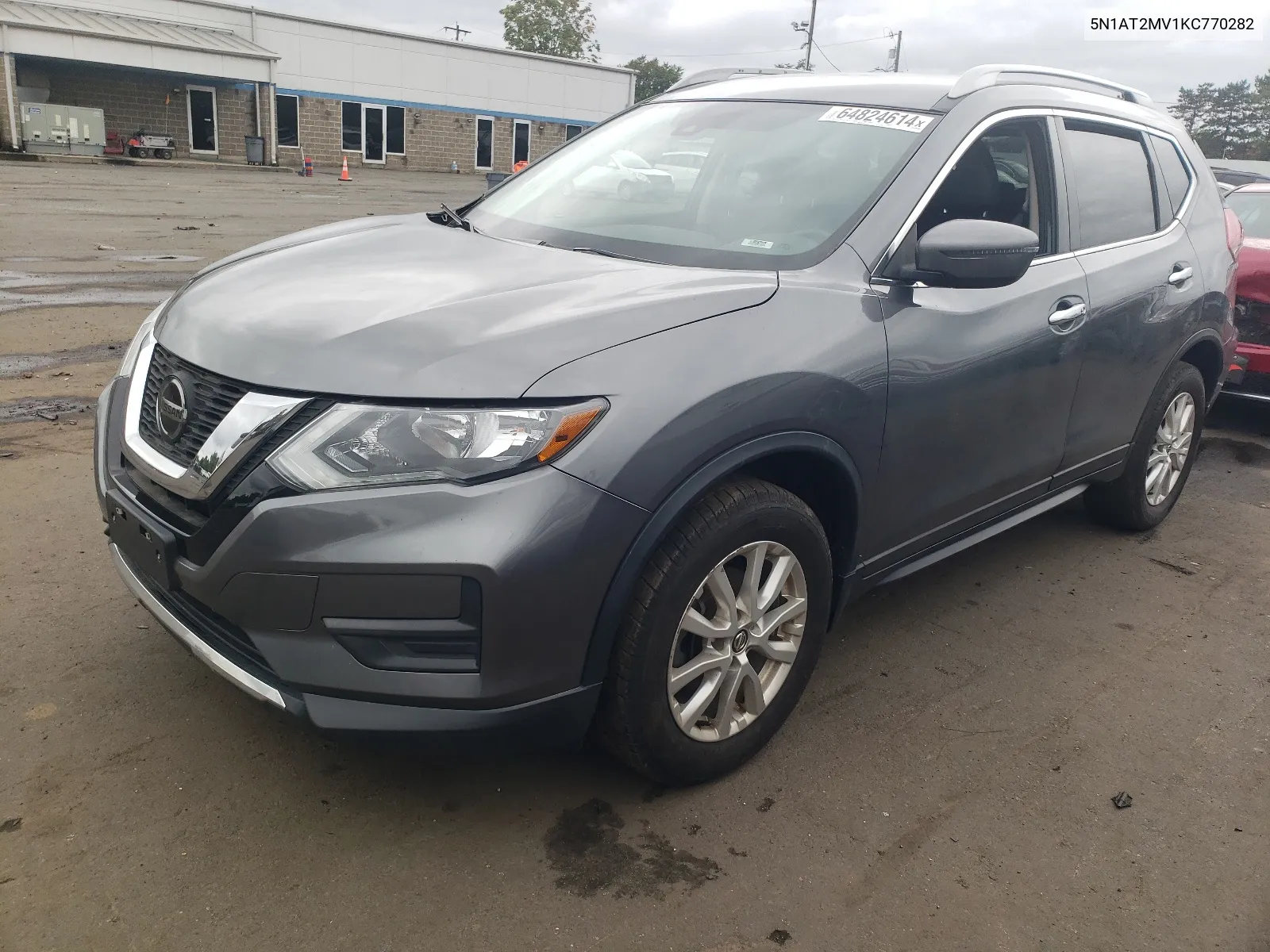 2019 Nissan Rogue S VIN: 5N1AT2MV1KC770282 Lot: 64824614