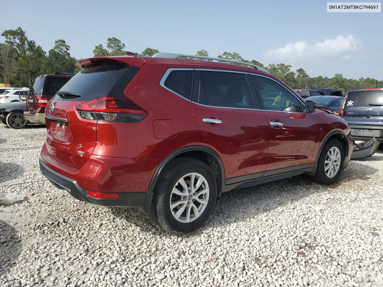 2019 Nissan Rogue S VIN: 5N1AT2MT8KC794691 Lot: 64885344