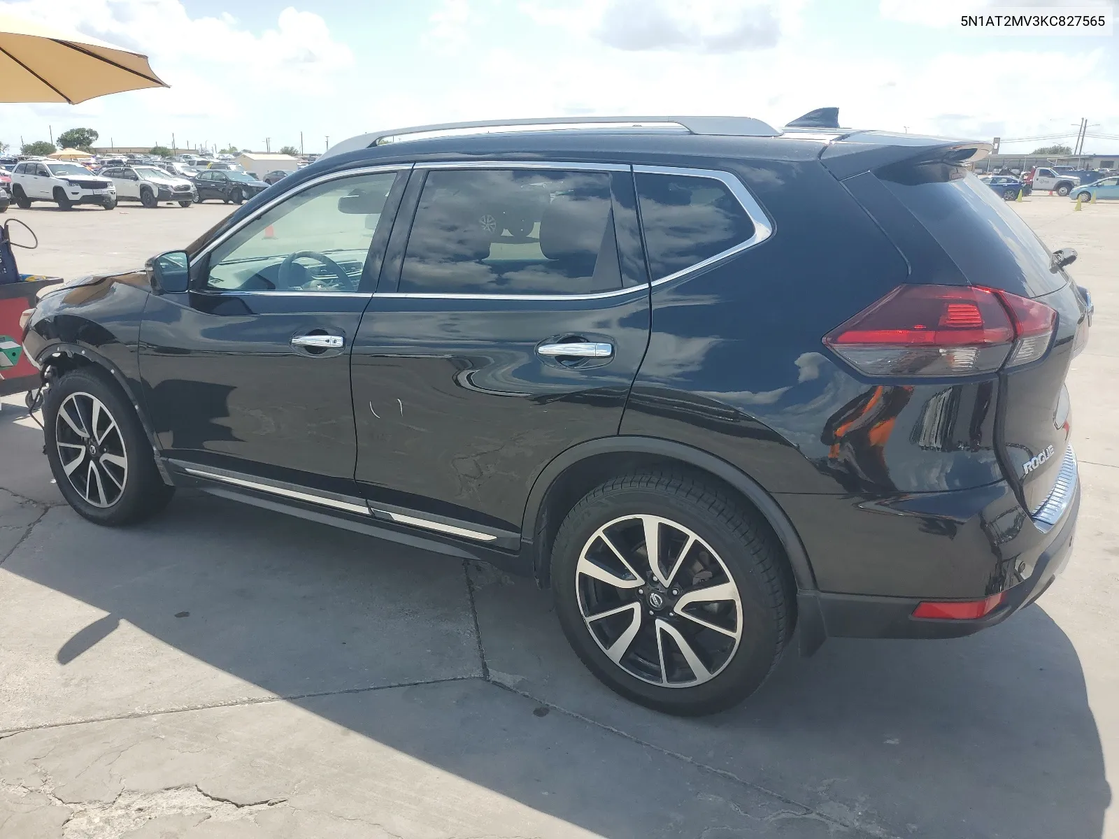 2019 Nissan Rogue S VIN: 5N1AT2MV3KC827565 Lot: 65113354