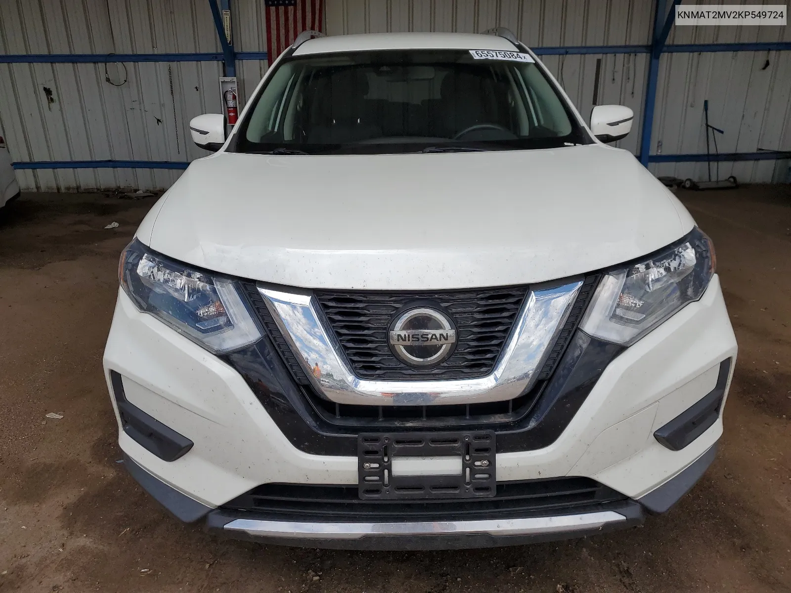 2019 Nissan Rogue S VIN: KNMAT2MV2KP549724 Lot: 65575084