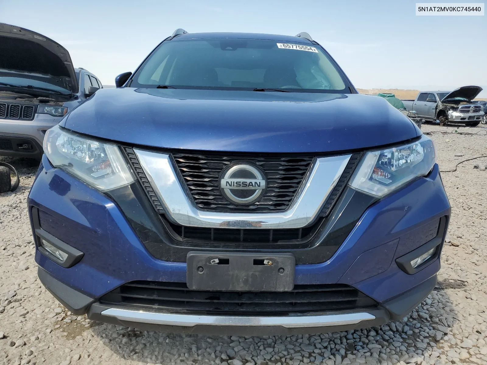 2019 Nissan Rogue S VIN: 5N1AT2MV0KC745440 Lot: 65775554