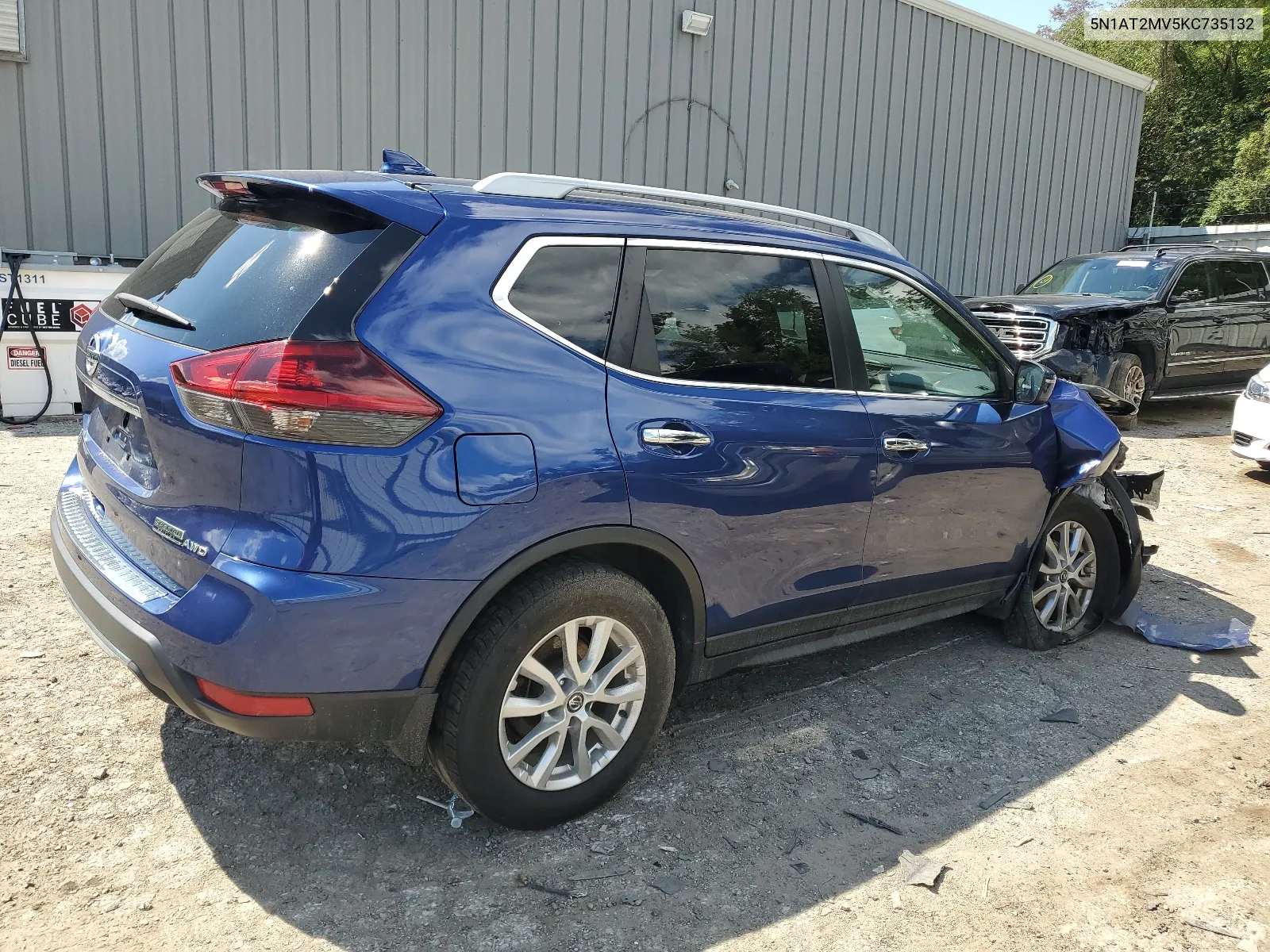 2019 Nissan Rogue S VIN: 5N1AT2MV5KC735132 Lot: 66177564