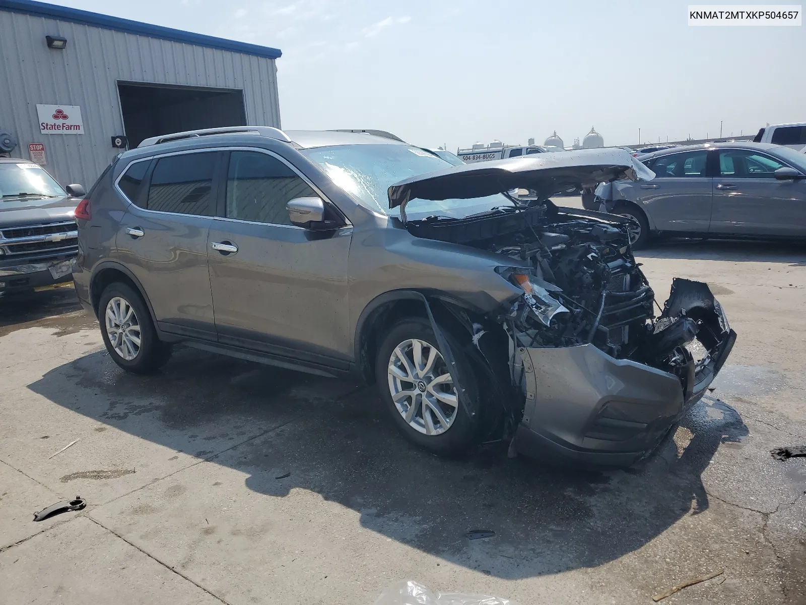 2019 Nissan Rogue S VIN: KNMAT2MTXKP504657 Lot: 66399394