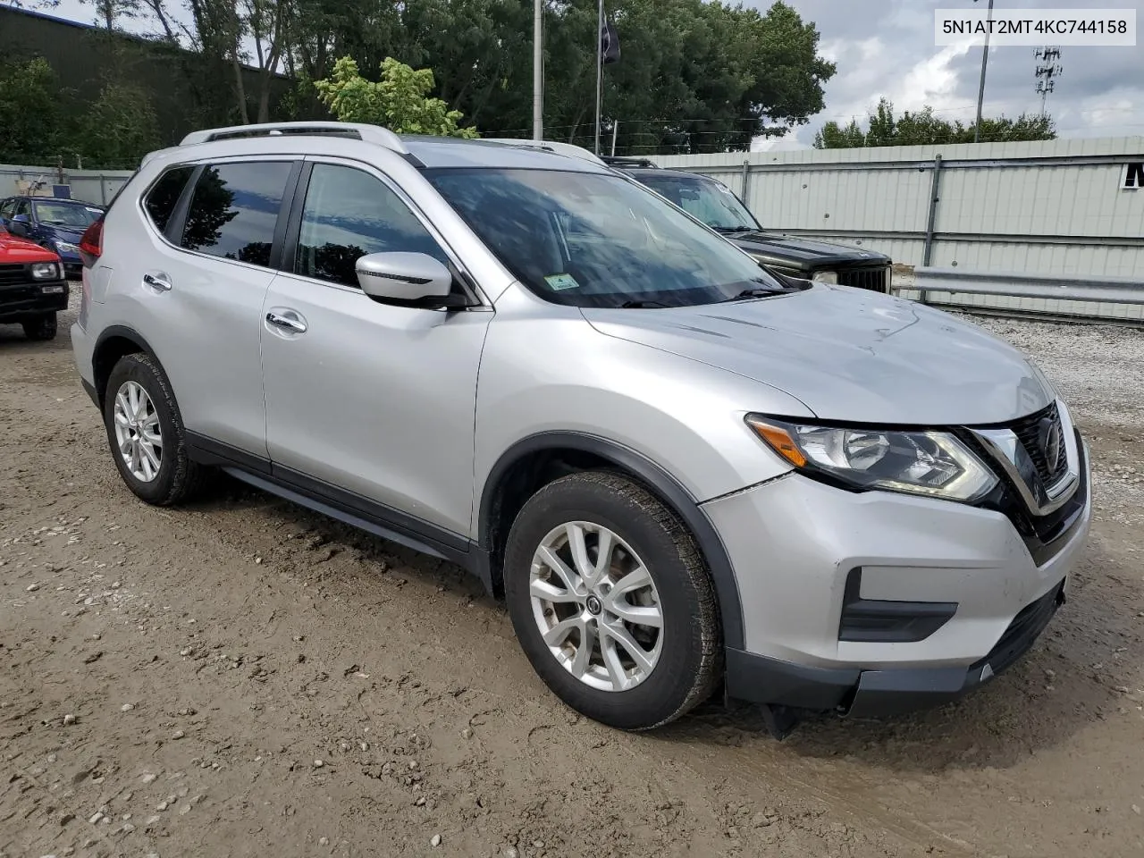 2019 Nissan Rogue S VIN: 5N1AT2MT4KC744158 Lot: 66546424