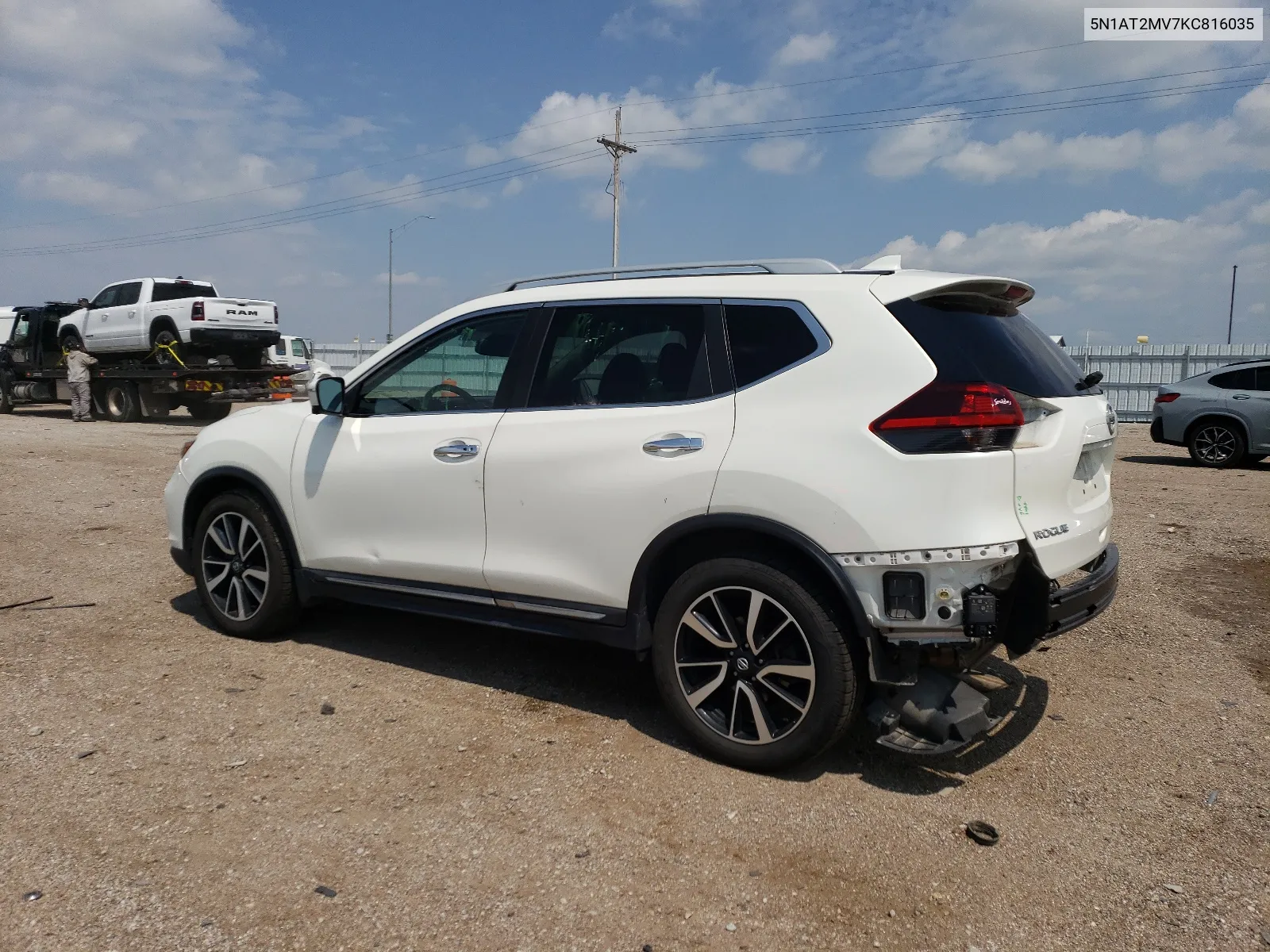 2019 Nissan Rogue S VIN: 5N1AT2MV7KC816035 Lot: 66572334