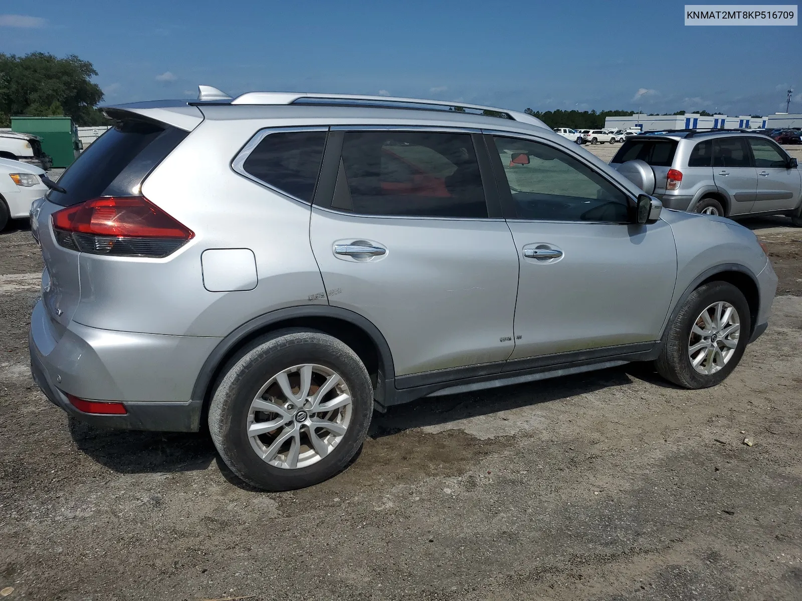 2019 Nissan Rogue S VIN: KNMAT2MT8KP516709 Lot: 66725014