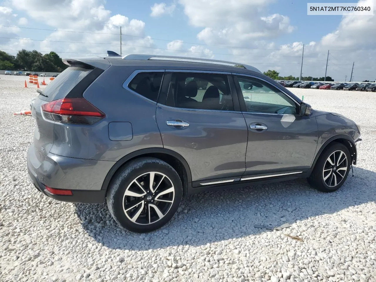 2019 Nissan Rogue S VIN: 5N1AT2MT7KC760340 Lot: 66763574