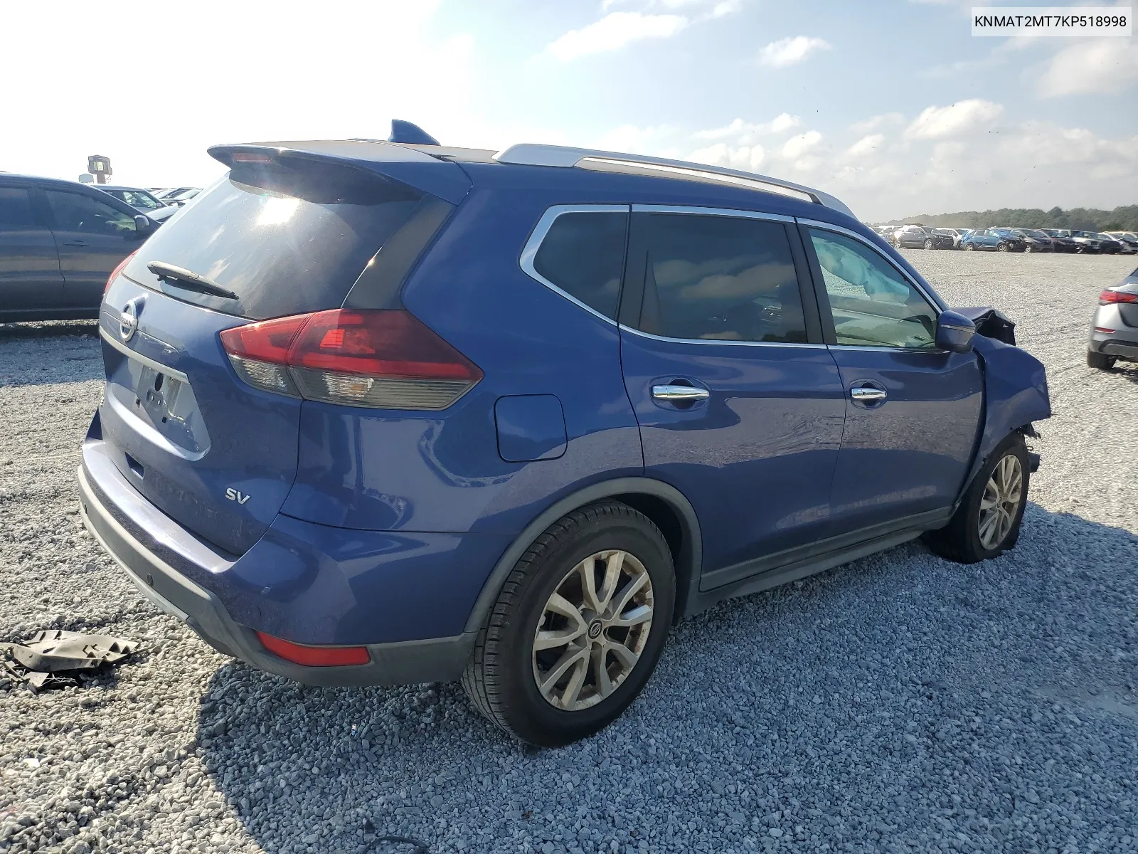 2019 Nissan Rogue S VIN: KNMAT2MT7KP518998 Lot: 66882794