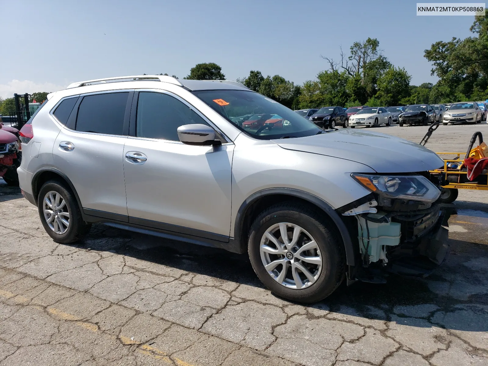 2019 Nissan Rogue S VIN: KNMAT2MT0KP508863 Lot: 66994354