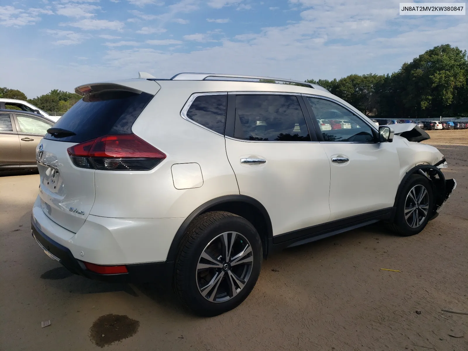 2019 Nissan Rogue S VIN: JN8AT2MV2KW380847 Lot: 67288054