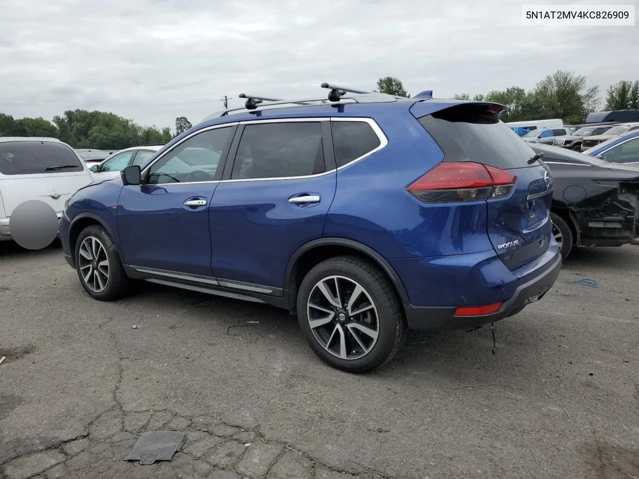 2019 Nissan Rogue S VIN: 5N1AT2MV4KC826909 Lot: 67370674