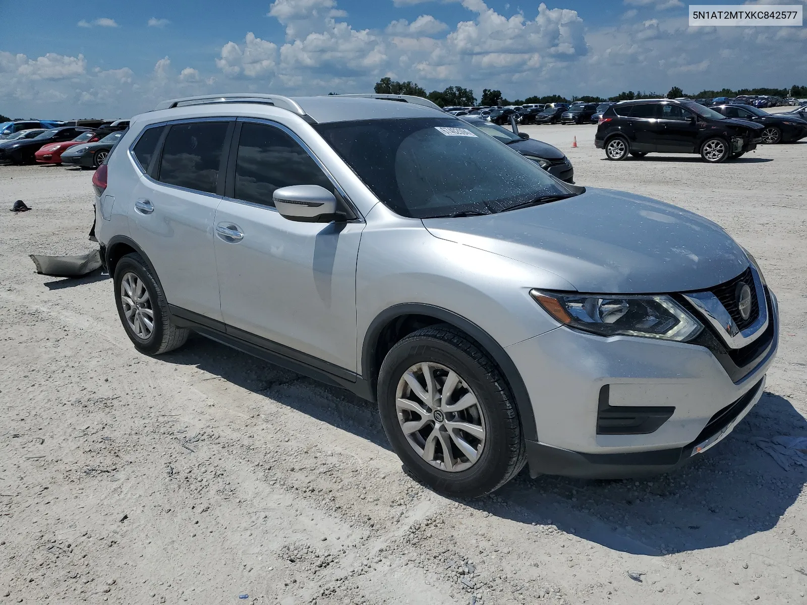 2019 Nissan Rogue S VIN: 5N1AT2MTXKC842577 Lot: 67402094