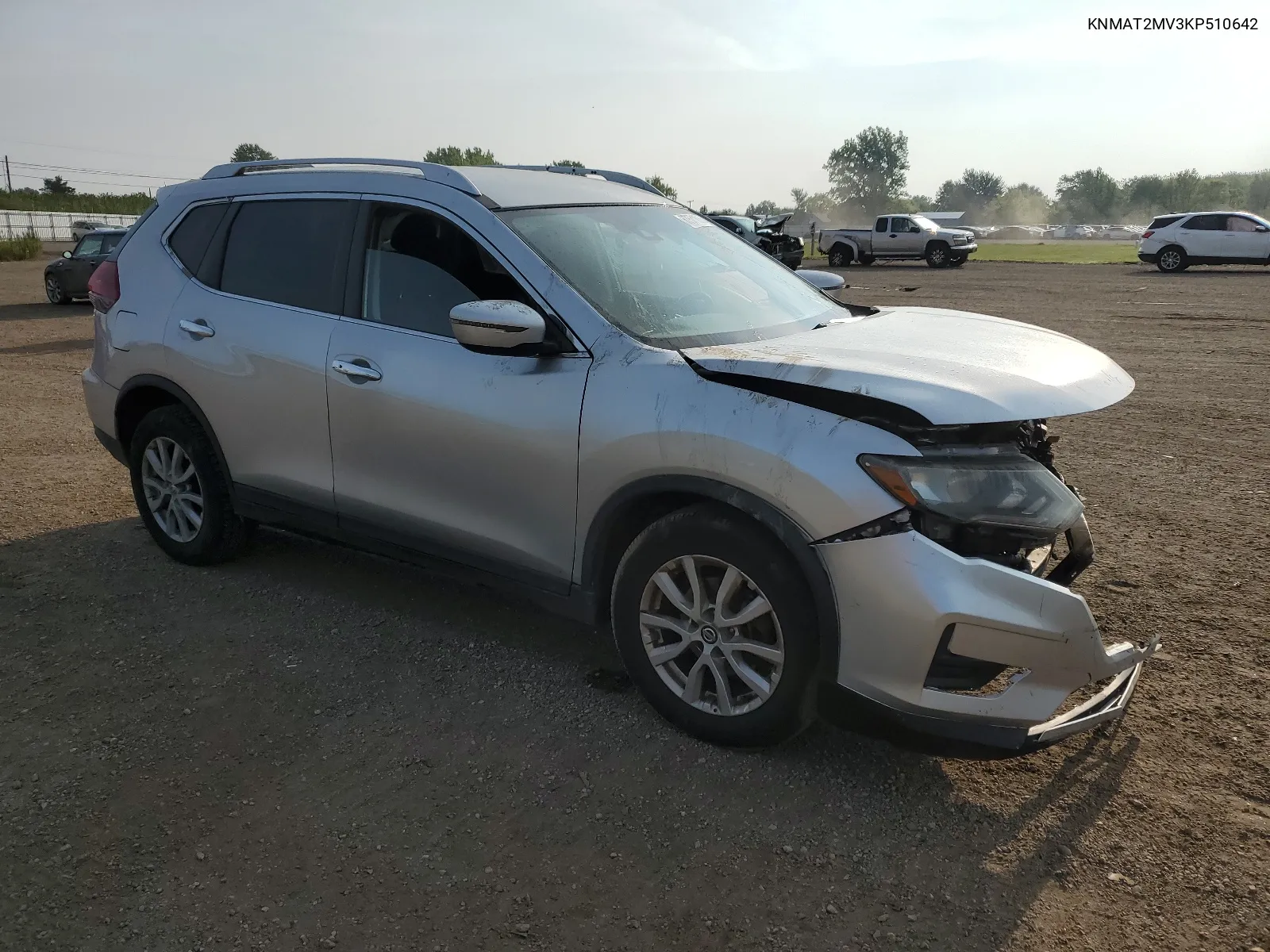 2019 Nissan Rogue S VIN: KNMAT2MV3KP510642 Lot: 67571624